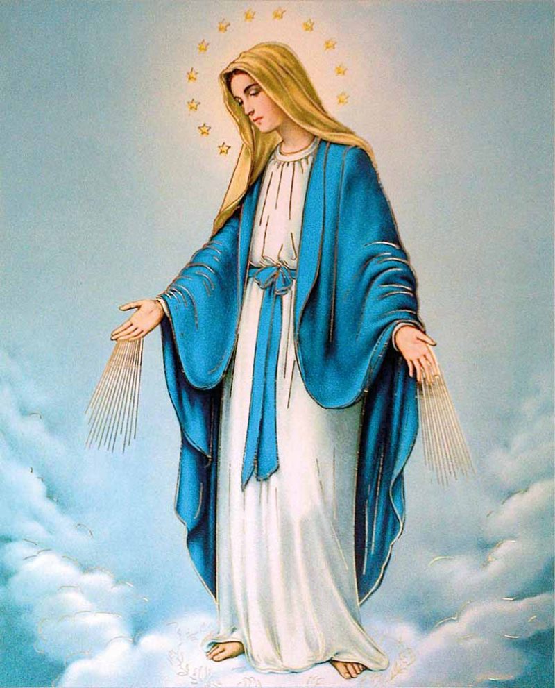 Immaculate Conception High Quality Print with Gold Foil cm.20x25- 8"x10" - Code PS9G - min. order 3 pcs