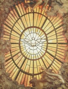 Holy Spirit High Quality Print with Gold cm.20x25- 8"x10"