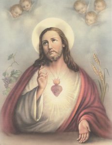Sacred Heart of Jesus High Quality Print cm.20x25- 8"x10"