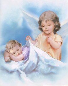 Guardian Angel High Quality Print cm.20x25- 8"x10"