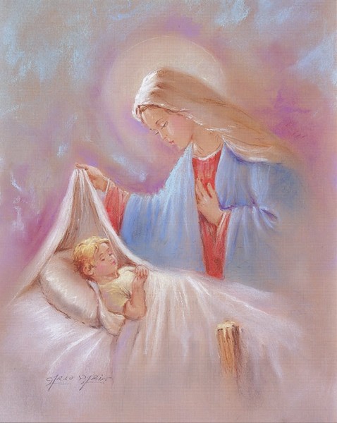 Mother and Child High Quality Print cm.20x25- 8"x10"