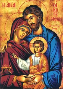 Icon Holy Family High Quality Print cm.20x25- 8"x10"