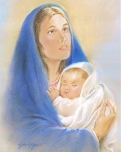 Mother and Child High Quality Print cm.20x25- 8"x10"