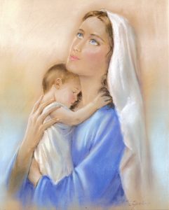 Mother and Child High Quality Print cm.20x25- 8"x10"