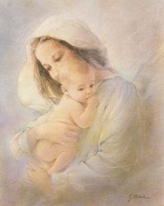 Mother and Child High Quality Print cm.20x25- 8"x10"