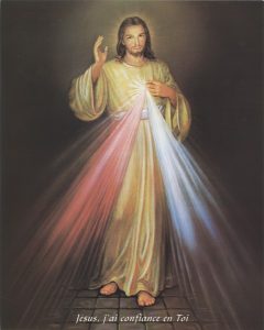 Divine Mercy High Quality Print cm.20x25- 8"x10" French