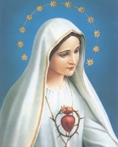 Immaculate Heart of Mary High Quality Print cm.20x25- 8"x10"