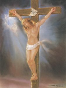 Crucifixion High Quality Print cm.20x25- 8"x10"