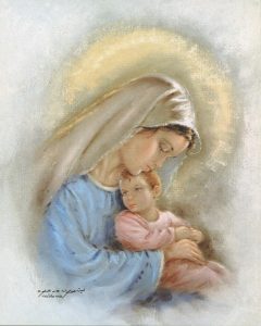 Mother and Child High Quality Print cm.20x25- 8"x10"