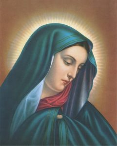 Our Lady of Sorrow High Quality Print cm.20x25- 8"x10"