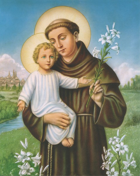 St.Anthony High Quality Print cm.20x25- 8"x10"