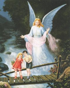 Guardian Angel High Quality Print cm.20x25- 8"x10"