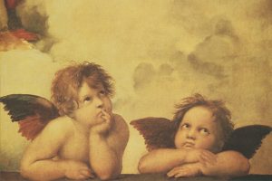 Two Angels High Quality Print cm.20x25- 8"x10"