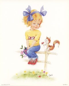 Little Girl High Quality Print cm.20x25- 8"x10"