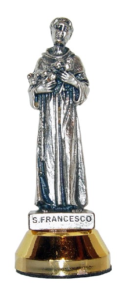  St.Francis Car Statuette mm.60 - 2 1/4"