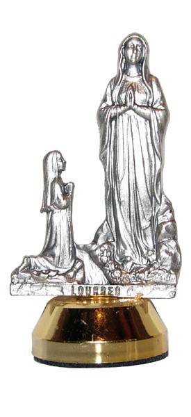 Lourdes Car Statuette mm.60 - 2 1/4"