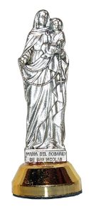 Our Lady of the Rosary Car Statuette mm.60 - 2 1/4"