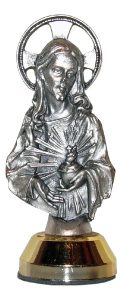 Sacred Heart of Jesus Car Statuette mm.60 - 2 1/4"