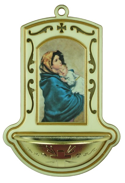 Feruzzi White Water Font cm.9x13 - 3 1/2"x5"