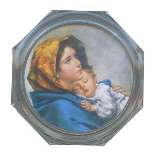 Ferruzzi Clear Octagon Rosary Box cm.5.4x 2 1/8"