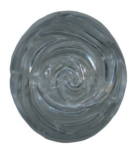 Round Rose Shaped Rosary Box cm.6 - 2 1/4"