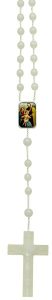 Holy Family Plastic Cord Rosary Luminous mm.5