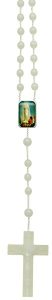 Fatima Plastic Cord Rosary Luminous mm.5