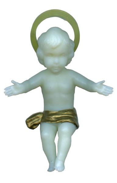 Luminous Baby Jesus cm.8- 3"
