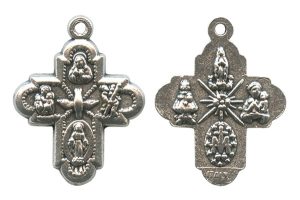 Cross 4 Way Silver Plated mm.20 - 3/4"