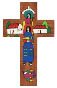 Assortment of El Salvador Wood Crosses cm.10 - 4