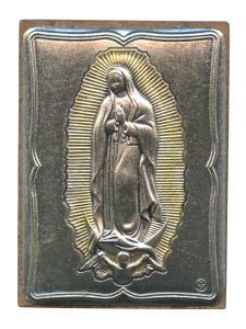 Guadalupe Pewter Picture cm. 5.5x4.2- 2 1/8"x 1 1/2"