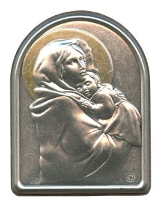 Ferruzzi Pewter Picture cm. 5.5x4.2- 2 1/8"x 1 1/2"