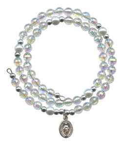 Wraparound Rosary Bracelet mm.6 Crystal