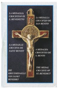 St.Benedict Book cm.12x8 - 4 3/4"x3 1/8"
