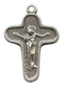 Mother Theresa Cross Oxidized Metal mm.25 - 1"
