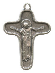 Mother Theresa Cross Oxidized Metal mm.34 - 1 1/4"