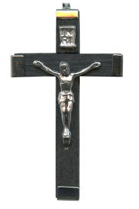 Wood Crucifix Black mm.45 - 1 3/4"