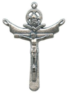 Crucifix Oxidized Metal mm.55- 2 1/4"