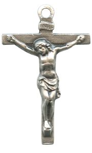 Sterling Silver Crucifix mm.25- 1"