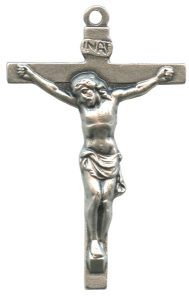 Sterling Silver Crucifix mm.34 - 1 3/8"
