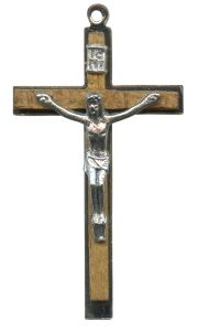 Wood Crucifix Natural mm.45- 1 3/4"