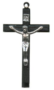 Wood Crucifix Black mm.45- 1 3/4"