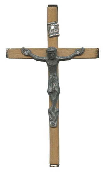 Wood Crucifix Natural mm.57- 2 1/4"