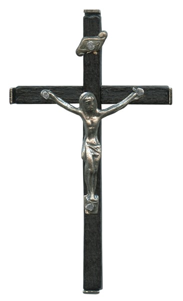 Wood Crucifix Black mm.57- 2 1/4"