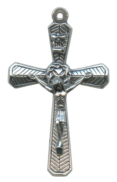 Crucifix Oxidized Metal mm.50- 2"