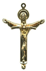 Millenium Cross Gold Plated mm.50 - 2"