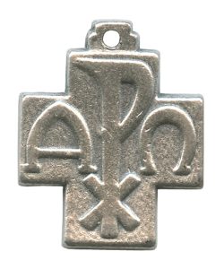 Pax Cross Silver Plated mm.20- 3/4"