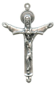 Millennium Cross Silver mm.50- 2"