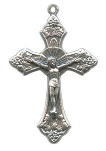 Crucifix Oxidized Metal mm.43- 1 5/8"