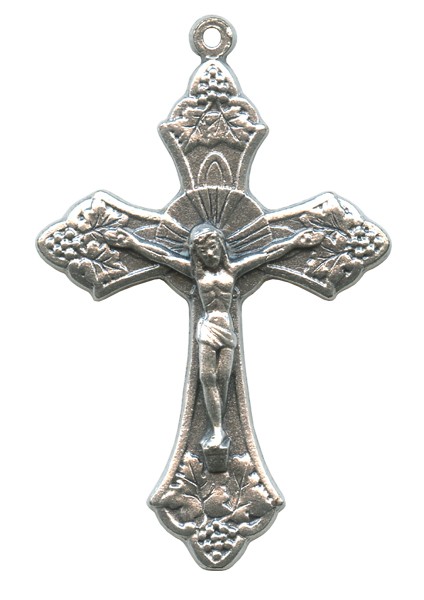 Crucifix Oxidized Metal mm.43- 1 5/8"